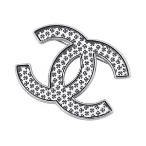 Chanel brooch, Coco mark, clover pattern, A24S CHANEL brooch BROACH